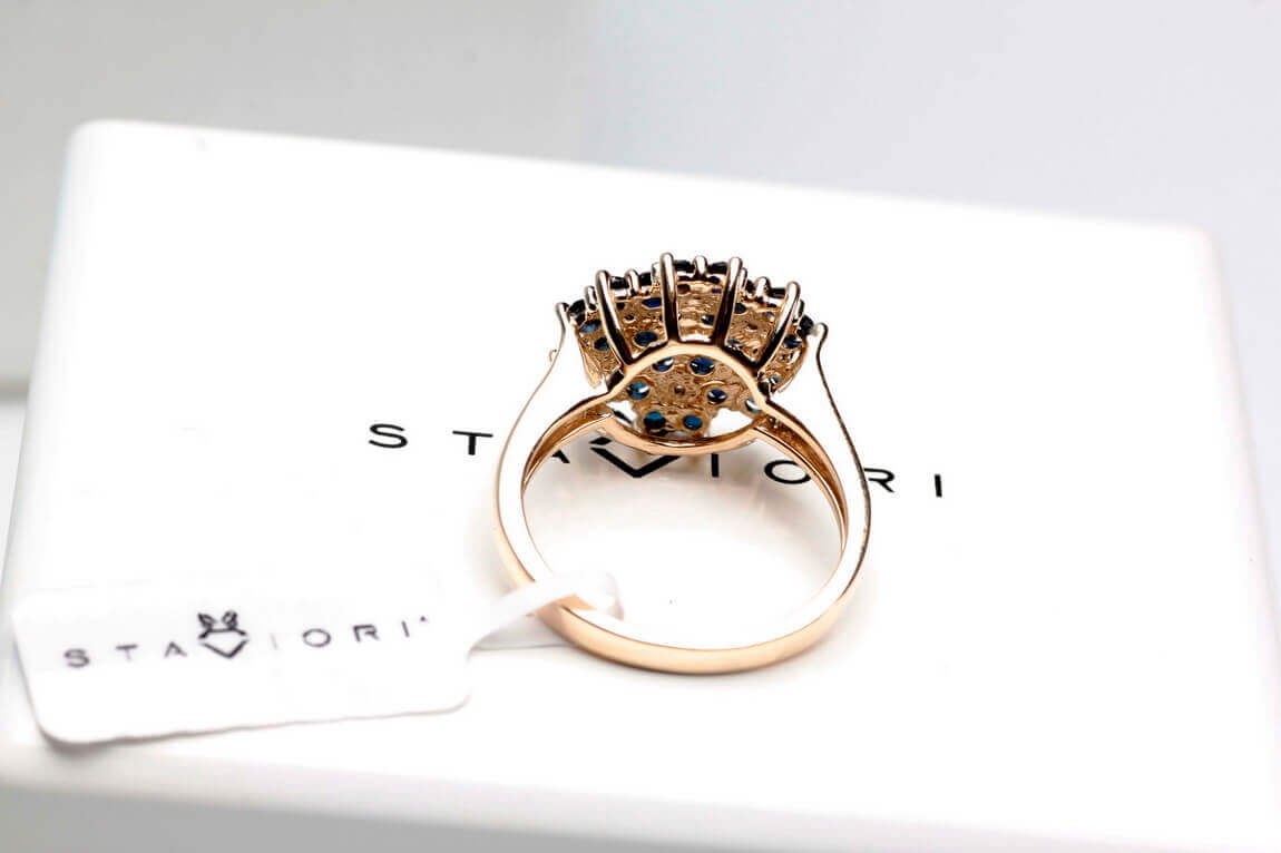 Emaga Złoty pierścionek PZD1600 - Diament